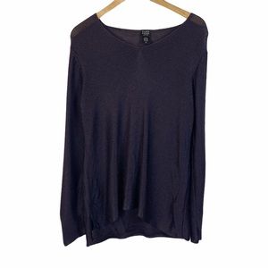 Eileen Fisher elegant deep purple sweater